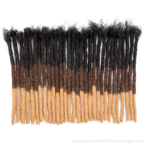BLT hair wholesale human dreadlock extensions human hair real loc extensions 0.6cm 1B427 dreadlock